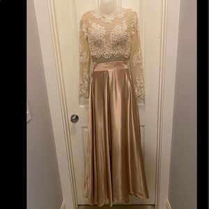 Cream Formal Dress